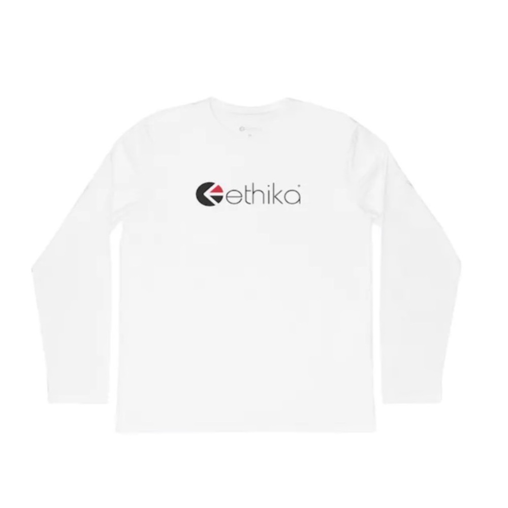 Ethika Boys White Long Sleeve Shirt